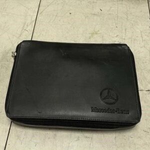 Mercedes-Benz Zippered Black Leather Case For Owner’s Manual. Case Only.